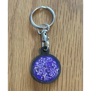 Wooden Round Ash Memorial Pendant
